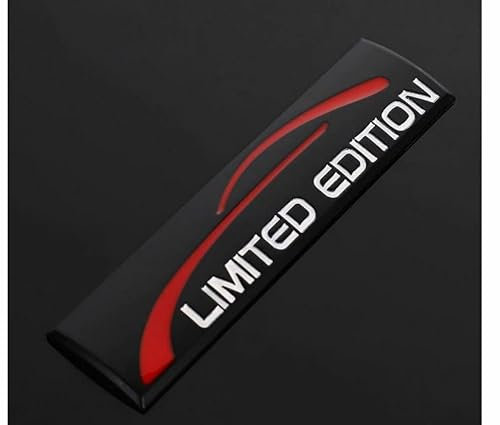 Limited Edition 3D Metal Emblem Schwarz Logo Auto Karosserie Aufkleber