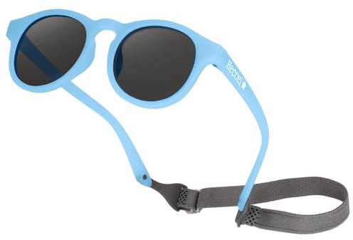 HECCEI Baby Sonnenbrille Polarisiert UV Schutz Pebble ColorShift Sonnenbrille Flexibles Gestell für Jungen und Mädchen 0-24 Monate