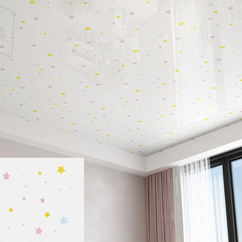 Deckenpaneele deckenplatten Deckenfliesen Für Abziehen Und Aufkleben Selbstklebende Deckenfliesen Dicke 2.5 mm Innenwanddekoration für Badezimmer,Schlafzimmer,Büro,Küche