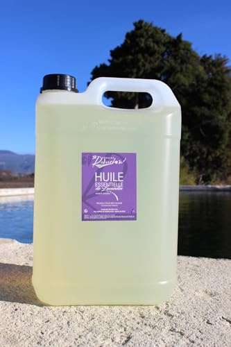 Huile Essentielle de Lavandin Grosso 5L Bidon - 100% Pure et Naturelle - Producteur Français en Vaucluse - Domaine de reverchon