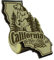 Printtoo USA California State Map Wooden Magnet Souvenir Fridge Magnet Gift
