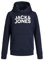 JACK & JONES Jungen Jjecorp Logo Sweat Hood Ss19 Noos Jr Kapuzenpullover, Blau(navy Blazernavy Blazer), 164 EU