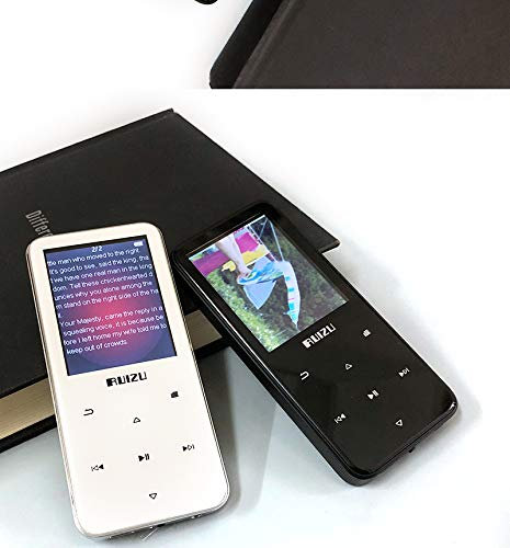 RUIZU D10 Lecteur MP3 Bluetooth sans Perte HiFi MP3 Lecteur de Musique Portable Audio 8 Go avec Haut-Parleur Radio FM E-Book Horloge