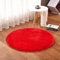 Teppich Kinderzimmer, Skandinavisch Deko Schurwolle Teppiche, Teppiche für Flur, für Schlafzimmer Kinderzimmer. -Big Red-140CM Short Hair