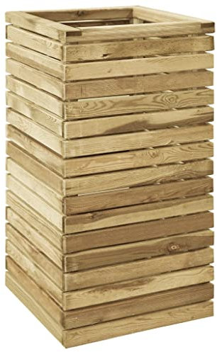 vidaXL Lit surélevé de Jardin 50x50x100 cm Bois de pin imprégné