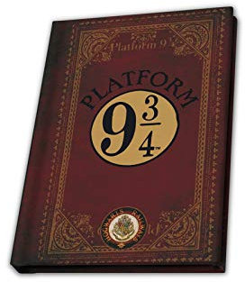 ABYstyle - Harry Potter A6 notebook, 160 pages, lined, Platform 9 3/4