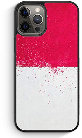 MUNIQASE Monaco Grunge - Silikon Hülle für iPhone 12 Pro - Motiv Design - Cover Handyhülle Schutzhülle Case Schale