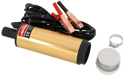 Neilsen CT5262 12V 51mm Mini Diesel Pump – 60W, 4A, 30L/Min, 51mm Diameter, 19mm Outlet, 3m Head