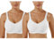 Vertvie Damen 1/2/3er Set Sport BH Einfarbig Ohne Bügel Bustier Klassische Bequem Stretch Bra Mittle Halt Gepolstert Wohlfühl-BH(Weiß,L)