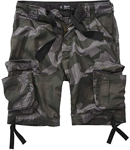 Brandit Urbain Légende Vintage Cargo Short (S À 7XL) - Splinter Nuit Ripstop, L