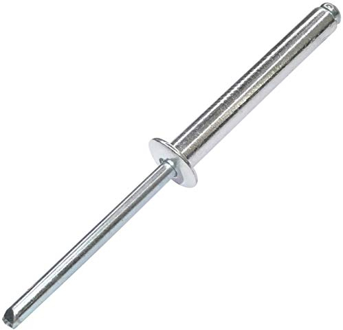 AERZETIX - C48116 - Lot de 20 Rivets aveugles standard Ø5x35mm aluminium/acier - DIN 7337 A - rivet pop à rupture de tige