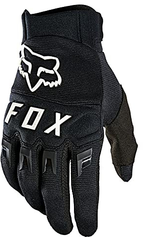 Fox Dirtpaw Kinder Fahrrad MX Dirt Langfinger Schutz Handschuhe (schwarz Kinder YS)