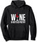 Le vin est mis en bouteille : un design hilarant pour les am Sweat à Capuche
