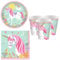 Offer Shop Unicorn Birthday Party Tableware Kid Party Decoration Set Includes Unicorn Plates Cups Napkins Baby Shower Birthday