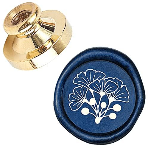 craspire Wachssiegel Stempel Feder 25mm Vintage Siegellack Stempel Messing Kopf Nur Für Umschlag Karte Einladungen Geschenk Hochzeit Halloween Weihnachten Neujahr