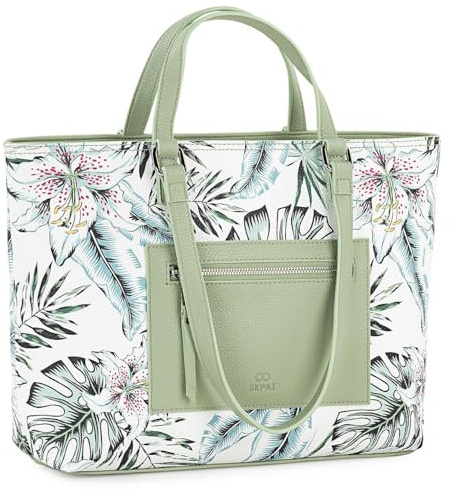 SKPAT - Handtasche Damen Groß - Elegante Shopper Damen Groß für jeden Anlass, Tasche Damen mit Stil, Grün
