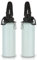 Volhoply 1200ml Gourde Inox avec Poignée en Paracorde 2 Paquets, 1.2 litre Bouteille Isotherme Double Paroi Sans BPA, Bottle Réutilisable en Métal Étanche pour Sport, Adulte(Brouillard,2 Set)