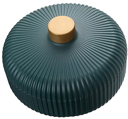 Duiaynke Vassoio per alimenti con coperchio dal design elegante per frutta secca, piatto da portata o regalo creativo