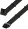 LINKUP - AVA Left Angle 600W PCIE 5.0 16Pin (12+4) High Current Power Cable | Molded & Soldered Type 16AWG Sleeved | Compatible with RTX5000 RTX4000 RTX3000 FE | 70cm Black