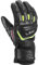 LEKI Kinder WCR Team 3D Handschuhe, Black-Ice Lemon, EU 5