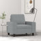 LAPOOH Sessel Hellgrau 60 cm Stoff, Fernsehsessel, Kinosessel, Lesesessel, Tv Sessel, Ohrensessel, Armsessel, Seselstuhl Wohnzimmer - 359375