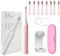 Stabilizek Toothbrush, Electric Toothbrush for Adults, Rechargeable Power Toothbrush with 8 Brush Heads, 6 Modes Travel Electric Toothbrush, Wireless Fast Charge & 2 Minute Smart Timer (Pink, 1)