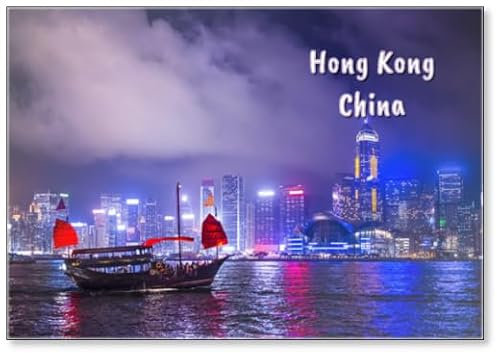 Hong Kong, China, Fridge Magnet