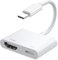 Clomnpe USB C auf HDTV Adapter 4K, USB C zu HDTV Adapter für iPhone 15 MacBook Pro Air iPad Pro, Typ-C HD-TV mit 4K/100W Aufladen, U-S-B C HDTV Adapter für Pixelbook/Surface Go/Tablet/Laptop/Handy
