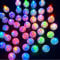 JZK 100 mini luces LED coloridas para globo, RGB que cambian de color, pequeñas bombillas de bola redonda, funciona con pilas, pequeñas luces LED para decoración de bodas, fiestas, árbol de Navidad