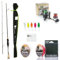 Zite Fishing UL Forellen-Rute 190cm 2-5g | Trout-Spoon Angel-Rute | Spinnrute Ultra Light mit Korkgriff für Forellen & Barsch Angeln (Rute mit Rolle, 2X Schnur und Spoons)