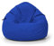 Nadimaideal Sitzsack Tropfenform Kastanie | Bodenkissen für Kinder & Erwachsene | Indoor & Outdoor | Gaming Sitzsack - Sitzkissen - Beanbag | Füllung EPS Perlen (Blau, XXL-Durchmesser 88 cm)
