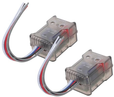 jojofuny 2pcs Car Stereos Rca Converter Transmitter Car Fm Antenna Radio Adapter