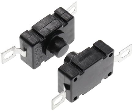 10 STÜCKE KAN-28 1.5A250V Taschenlampe Schalter Selbsthemmend SMD Typ 18X12 MM Druckschalter 1812-28A