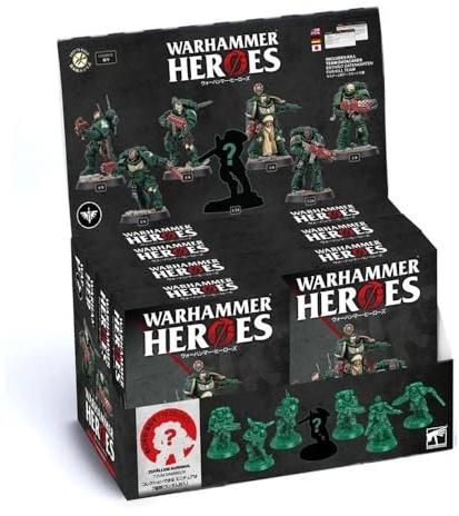 Games Workshop - Warhammer 40,000 - Warhammer Heroes - Dark Angels (Display box of 8 random plastic model kit)