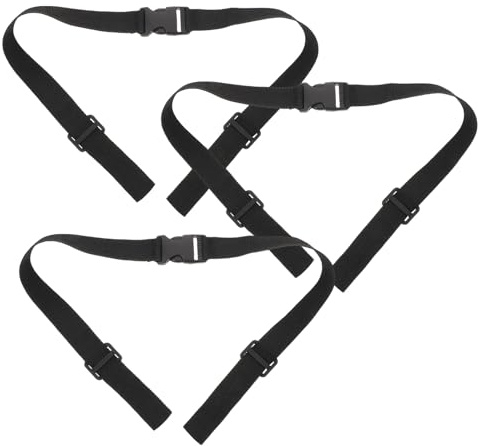 DECHOUS Verstellbarer Rucksack Brustgurt 3 Stück mit Schnellverschluss Robuster Trekking Hüftgurt für Rucksäcke für Wandern und Outdoor