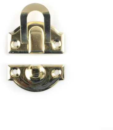 10 Stück Mini für Knebelverschluss, Schnappverschluss für Koffer, Kasten, Briefkasten, Truhe, Truhe, Eisen-Hardware zum Sichern von Boxen, Koffern und kleinen Koffern (Antik-Bronze)