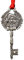 Danforth – Santa 's Key Zinn Ornament