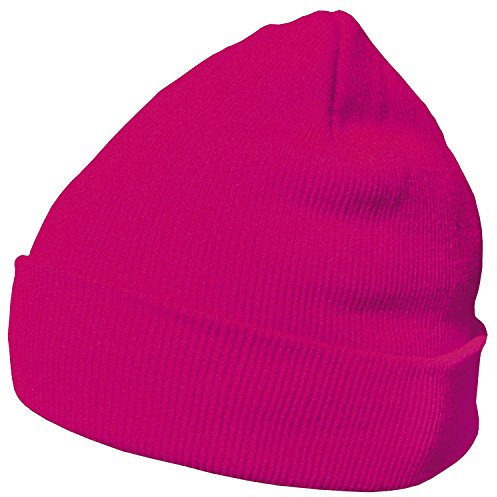 DonDon Berretto Uomo Berretto Donna Beretto Invernale Beanie Design Classico Magenta