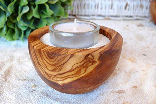 D.O.M.® Teelichthalter - Holz - light brown - Kerzenhalter - Casual