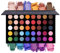 Bunte Lidschatten-Palette Make-up Kontur Metallic Lidschatten-Palette Make-up Matt Schimmer 40 Farben Hochpigmentiert Professional Warm Natural Bronze Neutral Smoky Cosmetic