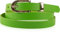 fashionchimp Basic Damengürtel aus 100% echtem Leder, schmaler Gürtel, Breite ca. 1,5cm, Made In Germany (Apfelgrün, 125/BW110)