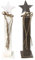Bada Bing 2er Set Holz Stele Aufsteller Stern Weiss Und Taupe Weihnachten X Mas Trend Deko 57