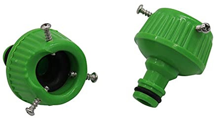 Lot de 3 raccords de fixation pour robinet de terrasse, jardin, tuyau d'arrosage