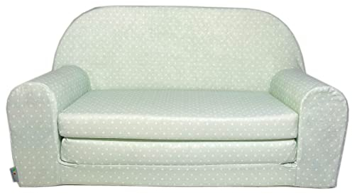 FORTISLINE – Kindersofa MINI ausklappbar 40x78x45cm - Kindersofa für Kinder 2in1 - Kindercouch ausklappbar - Schlafcouch aus Schaumstoff - Abnehmbarer Bezug - Viele Motive