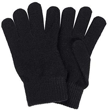 NAME IT Kinder Strick Handschuhe nkmMAGIC (9-12 Jahre, Schwarz)