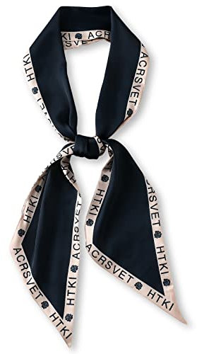 LumiSyne Seidenschal Damen Skinny Schal Polka Dots Gedruckt Paisley Muster Klassische Retro Stil Satin Krawatte Schal Schmaler Lange Halstuch Dekorative Bandana Kopfschmuck Stirnbänder Haarband Ribbon