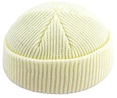HHF Caps & Hüte Casual Solid Color Beanie Unisex Hut Ripped Gestrickte Manschette Winterhut Warme Kurzer Mütze Skullcap for Erwachsene Männer (Farbe : 6)