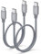 Short 60cm USB C to USB C Cable [2FT, 2Pack] PD 60W Type C Charger Cable Fast Charging for IPhone 16 Pro Max/15 Plus/16E/SE4, Charging Lead for iPad Pro 10/11th, Pixel 9/8/7, Galaxy Z Flip 6/5/4