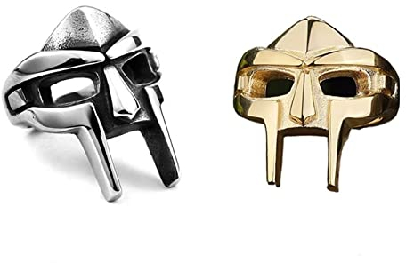 BARASH 2Pcs Nordic Pagan Silver Metal Rings, Punk Retro Stainless Steel Couple Ring (Color : Metallic and Silver, Size : 11)