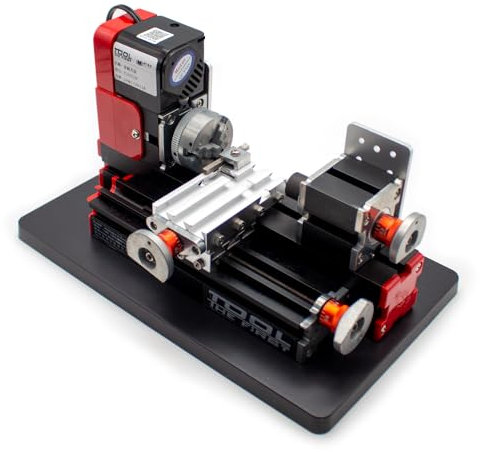 Mini Tour Machine Polyvalente en Métal Miniature Applications : Bois, Plastiques, Métaux Tendres 20000rev/min